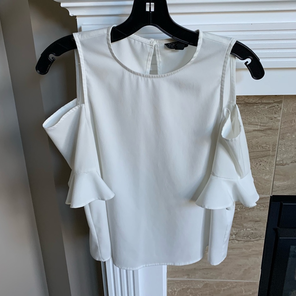 Topshop cold shoulder top